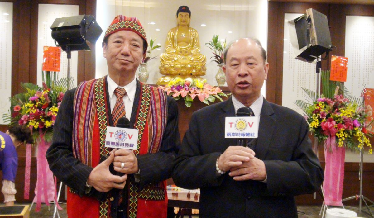來賓林仲文+林國華博士接受記者訪問