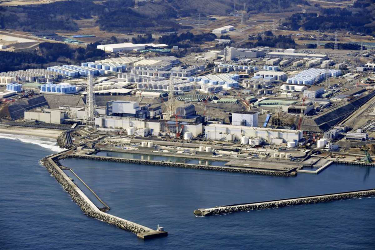 日本規劃將福島核廢水稀釋排入海中。（共同社）