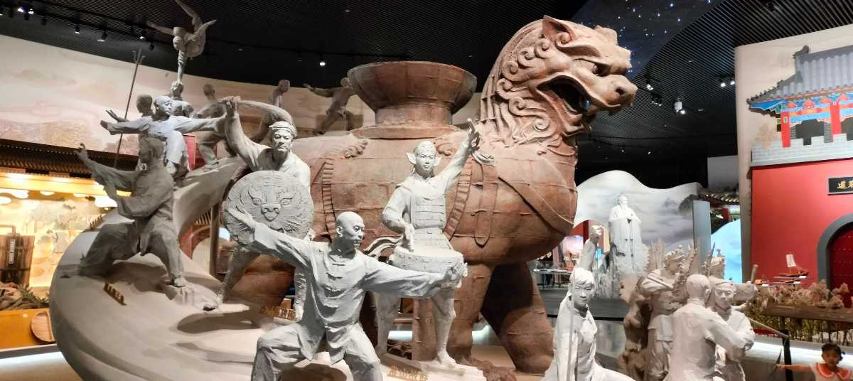 中國大運河非物質文化遺產展示館 集展示、研究、教育於一體的非遺寶庫（記者 李權祐 攝）