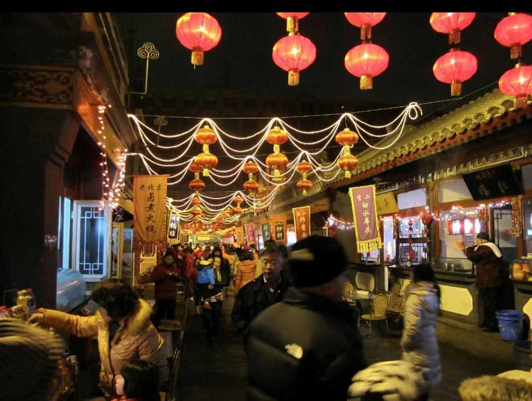 非遺文化與餐飲經濟相結合蟹島文化夜市將成為北京新地標（記者 凱歌 攝）