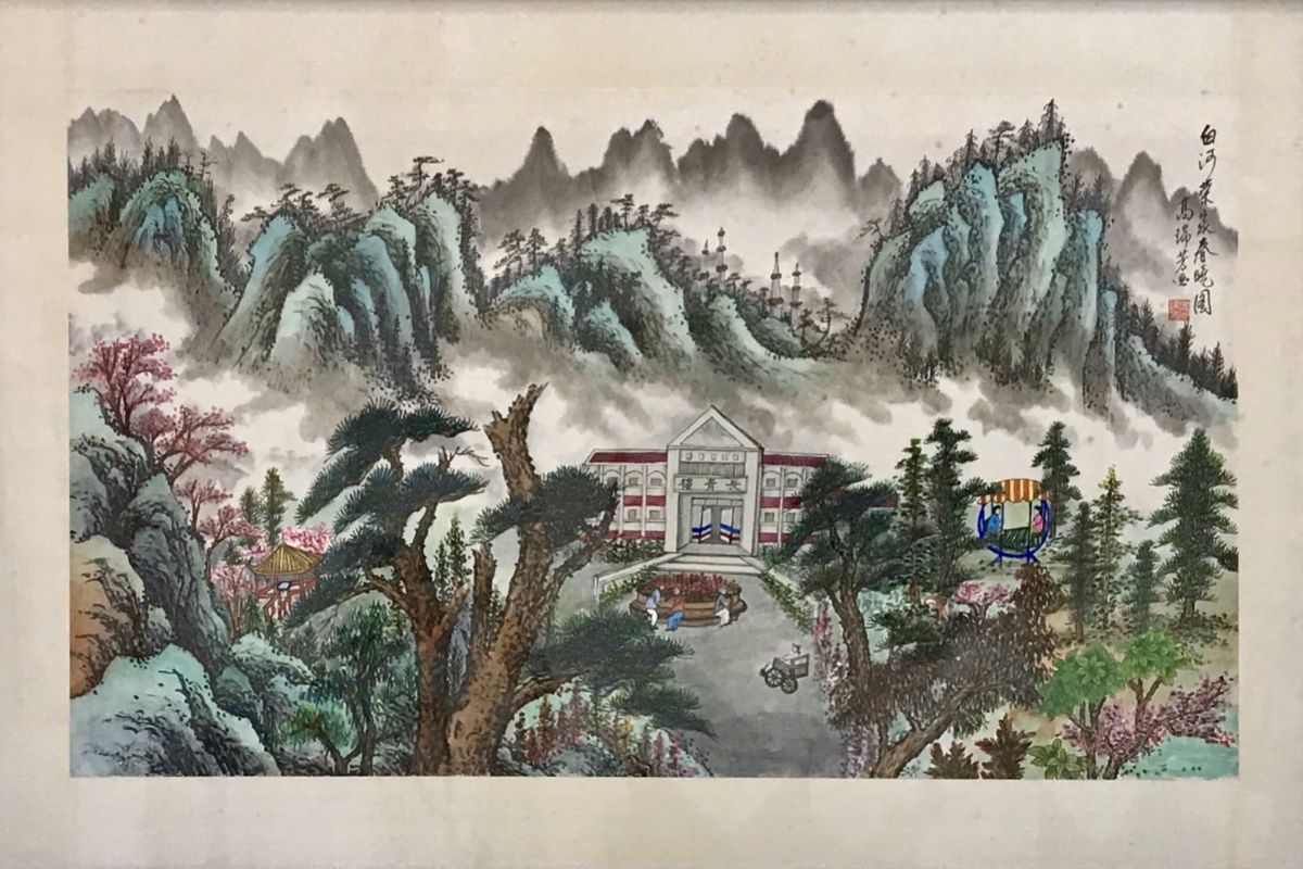 榮家春曉圖~91歲的高瑞芳奶奶作品