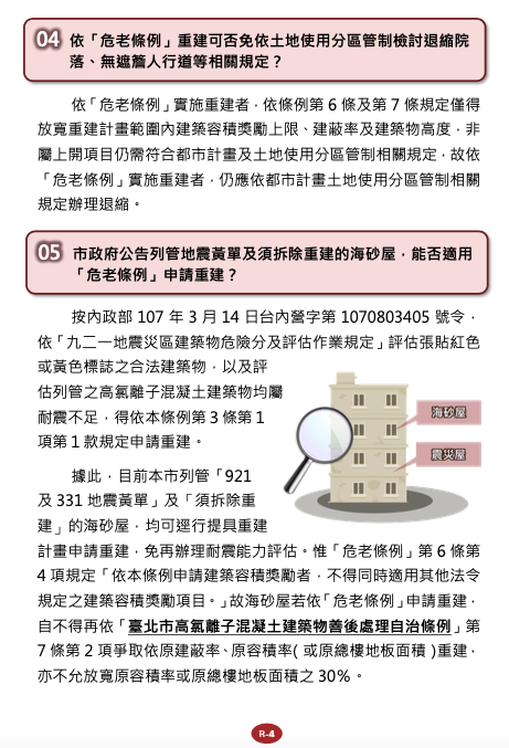 危老重建問答B法令適用篇2