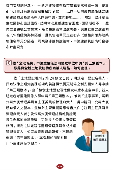 危老重建問答B法令適用篇7