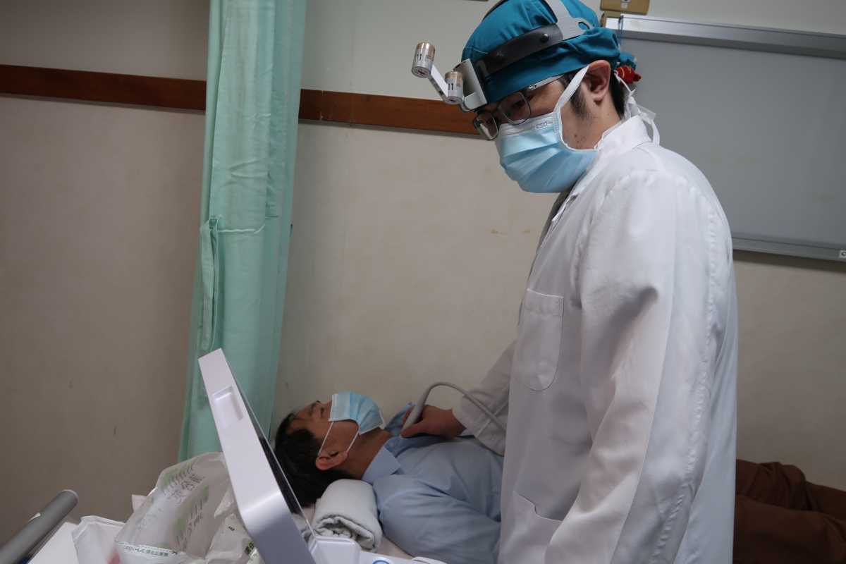 透過甲狀腺超音波檢查不會疼痛也沒有輻射問題就能找出病灶（圖：南基醫院 提供）