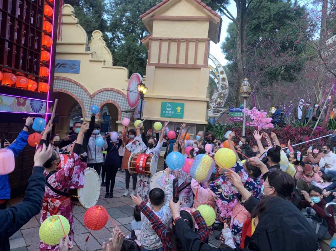 2022九族櫻花祭春節後平安展開（圖：九族文化村 提供）