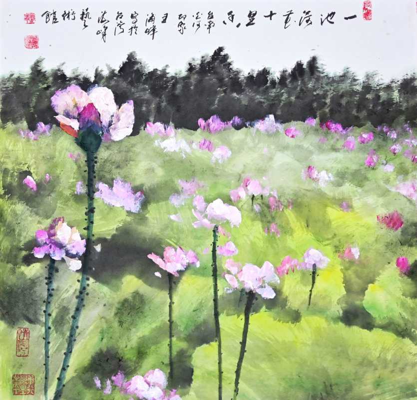 2022【文化首都風采】書畫巡迴邀請展（記者 李權祐 攝）