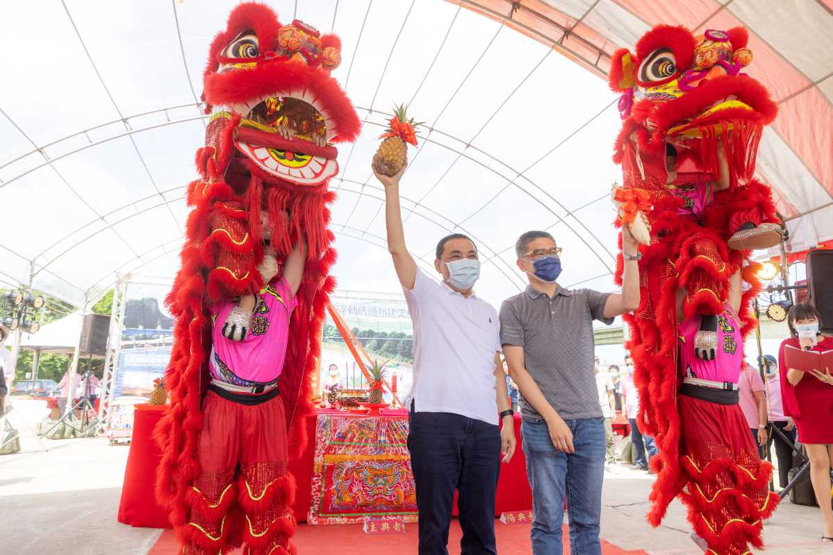 八里下罟子漁港增建漁具倉庫及浮動碼頭 侯友宜 提升漁民作業安全性