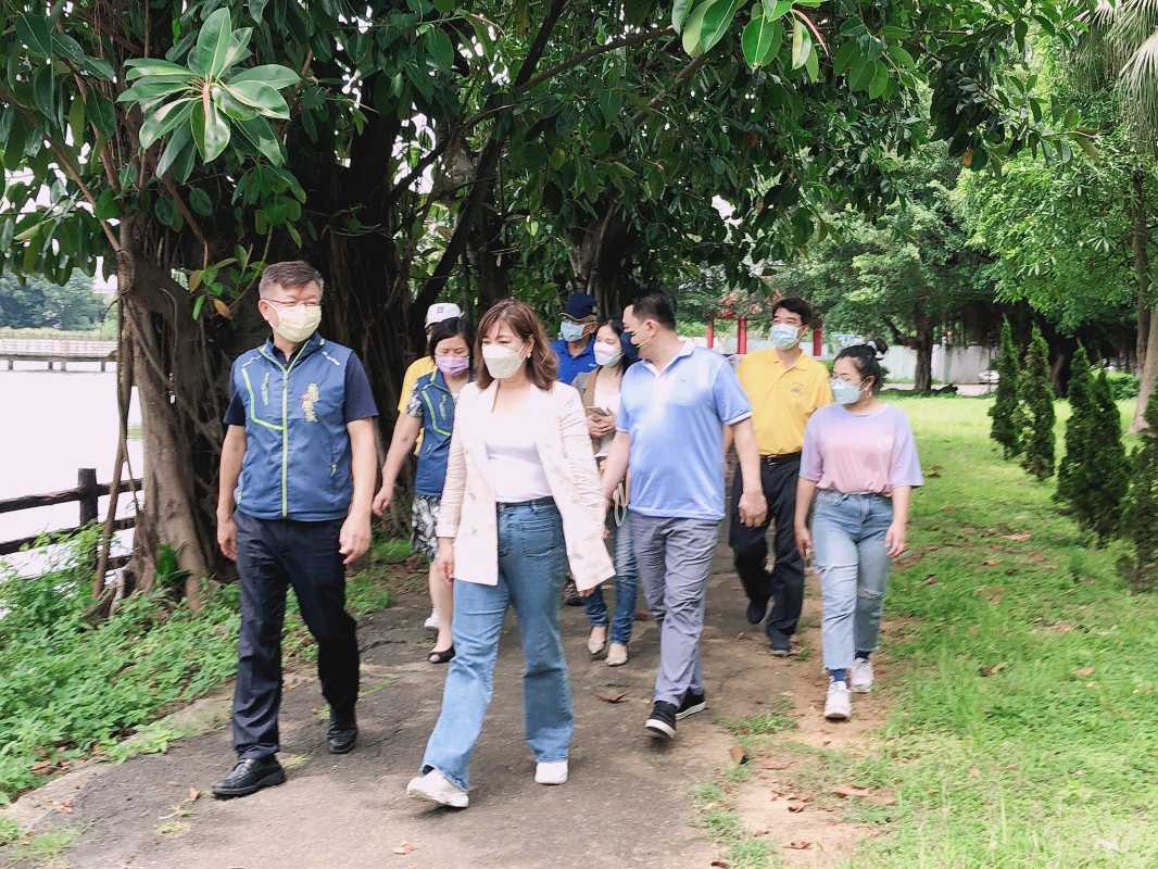 古會長特邀好友張碩芬、可敬的對手，永遠的好友、響應桃園榮家為改善住民休閒空間