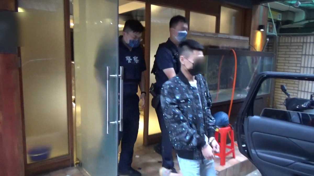 士林警直搗黑幫據點，幫派大哥夜市狼狽就逮 ，瓦解不法組織