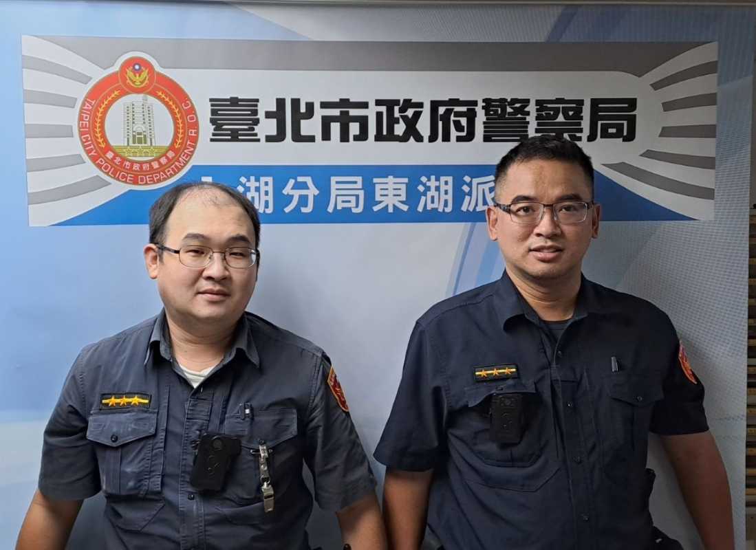 長者不慎跌倒 派出所暖警送返家