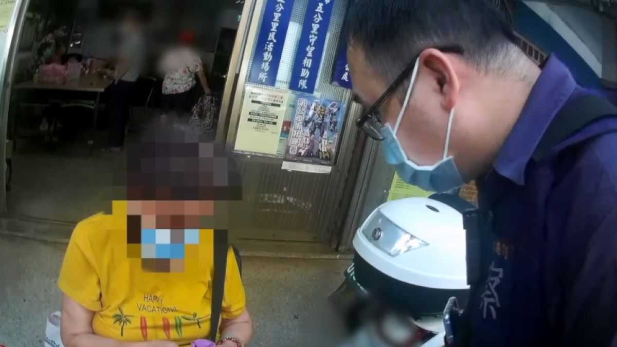 長者不慎跌倒 派出所暖警送返家