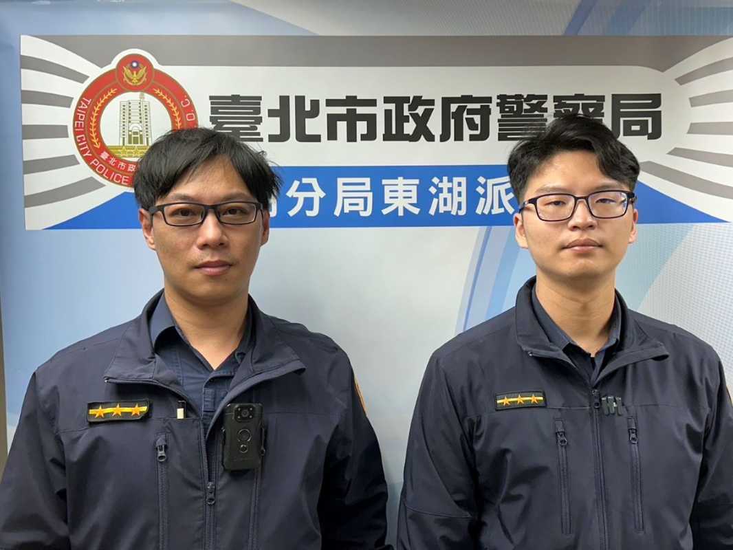 老翁路倒就醫 內湖警熱心關懷弱勢家庭