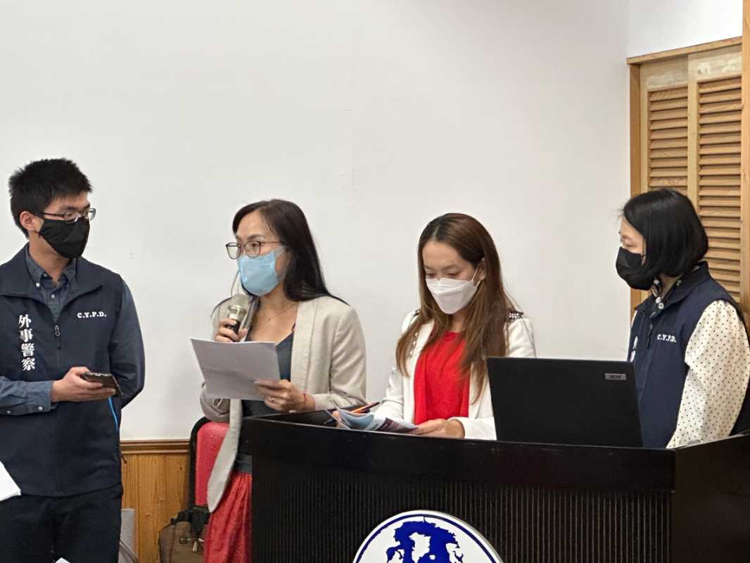 嘉縣警關心外籍學生，舉辦外籍人士生活安全與治安座談會