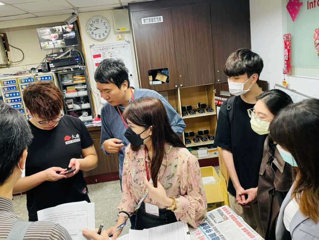 新北市消防局邀請世新大學學生參與廉政實習課程（圖：新北市政府消防局 提供）