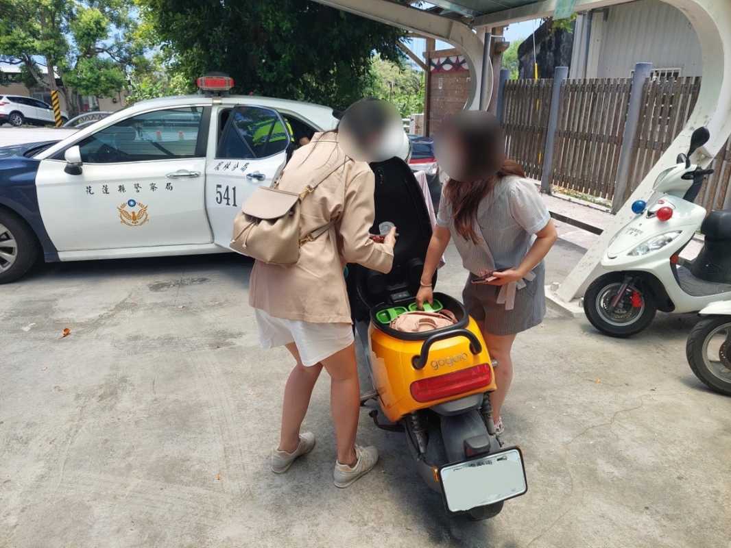 覽花蓮美景電動車顧路 鳳警神救援