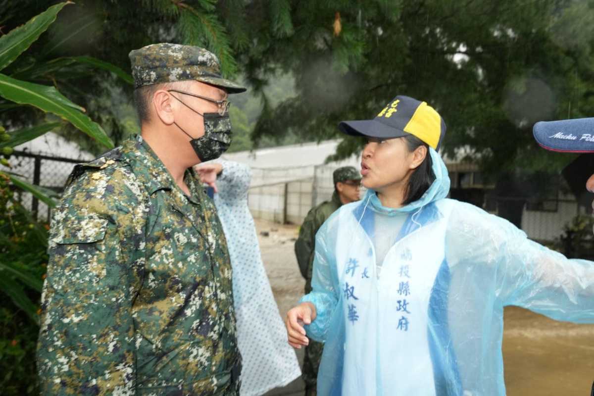 南投仁愛鄉受卡努颱風重創 許淑華縣長向中央及各縣市長求援 調度搶災機具