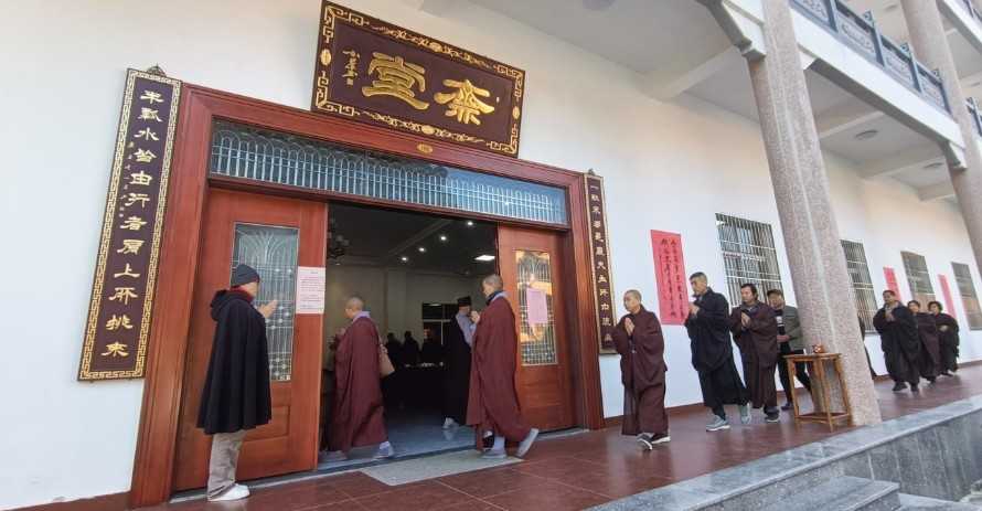 漳州雲霄靈鷲寺　首屆精進佛七法會圓滿結束。（圖/漳州雲霄靈鷲寺提供）