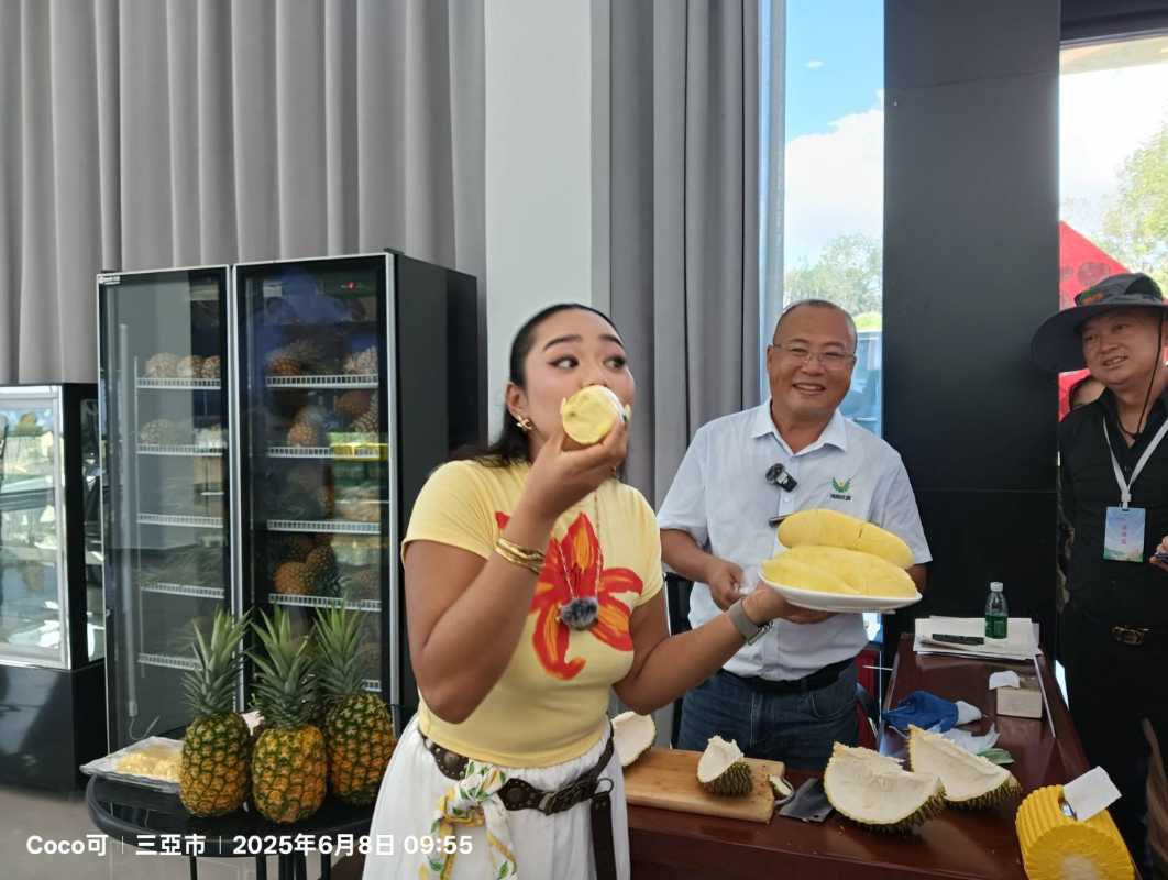 何以中國·行走海南——三亞榴槤來。（圖/ 彭可拍攝）