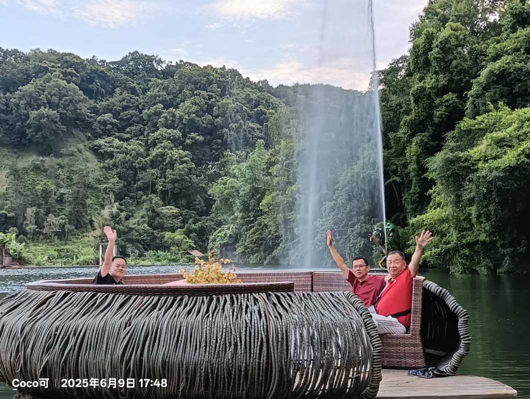 何以中國·行走海南 —— 境外媒體齊聚五指山　探訪海南生態文明建設新標杆！。（圖/彭可拍攝）